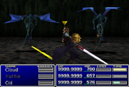 Cloud using Flash in Final Fantasy VII.