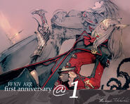 Artwork for Final Fantasy XIV Online Anniversary.