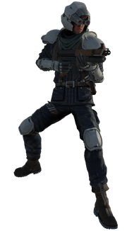 Security Officer from FFVII Remake render