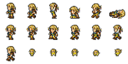 Set of Penelo's sprites.