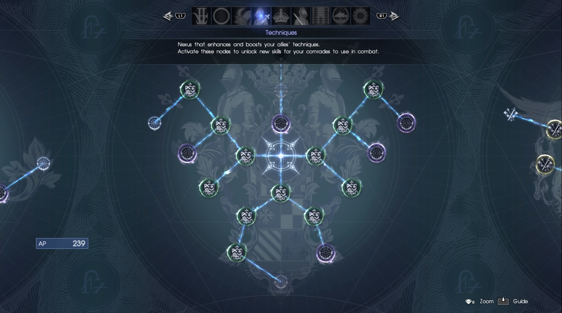 final fantasy 15 ascension grid final fantasy 15 ascension grid