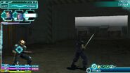 An enemy under Stun in Crisis Core -Final Fantasy VII-.