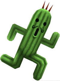 The Jumbo Cactuar in Final Fantasy VIII.