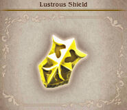Lustorous shield