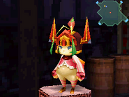 Flame Sallet in Final Fantasy Crystal Chronicles: Ring of Fates.