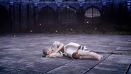 Sarah collapsed in Close Encounter of the Terra Kind in FFXV