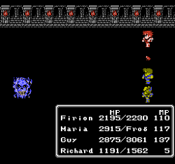 Maria as a toad in Final Fantasy II (NES).
