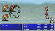 Stun cast on all enemies in Final Fantasy II (PSP).