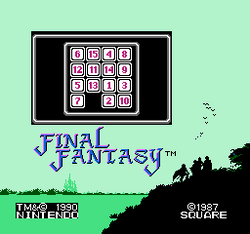 FFI NES 15 Puzzle