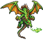 Green Dragon from FFII Pixel Remaster sprite