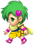Rydia as a child SD artwork.