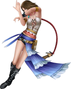 Render of Yuna's Gunner Dressphere from Dissidia 012 Final Fantasy.