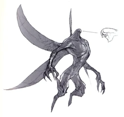 Concept art of an Aern.