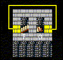 Saronia Castle's left room B1 (NES).