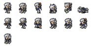 Set of Alphinaud's Wardrobe Record sprites.