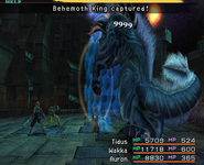 A Behemoth King under Protect in Final Fantasy X.