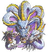 Artwork of Tiamat from Nintendo Power.