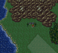 Tzen on the World of Balance map (SNES).