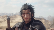 Zack injured from Final Fantasy VII Remake