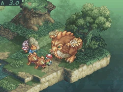 Luso in Critical in Final Fantasy Tactics A2: Grimoire of the Rift.