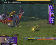 Bahamut in Critical in Final Fantasy X.