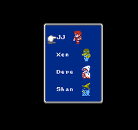 FF NES Row Menu