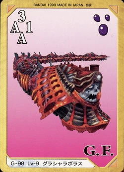 Final Fantasy VIII Bandai Carddass Masters Triple Triad - Back 098