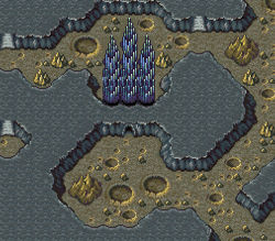 Crystal Palace on the World Map (SNES).