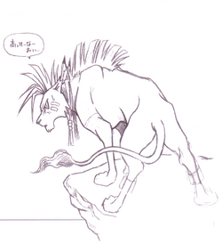 Red XIII Sketch2