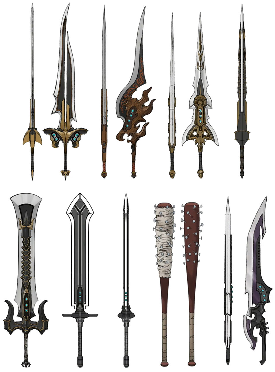 fantasy weapons and armor