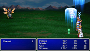 Basuna cast on the party in Final Fantasy II (PSP).