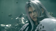 Sephiroth during the final battle in Midgar.