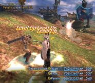 Player levels up in Final Fantasy XII.