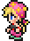 Animated sprite of Relm's victory pose (Pixel Remaster).