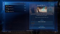 Battle Intel menu from FFVII Remake