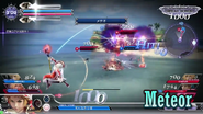Onion Knight using Meteor in Dissidia Final Fantasy NT.