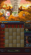 Unei's Tornado Premium Skill in Pictlogica Final Fantasy.