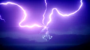 Ramuh appears from the clouds.