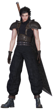 Zack Fair 1st Class from Crisis Core Reunion battle render