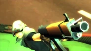 Shinra infantryman in Final Fantasy VII G-Bike.