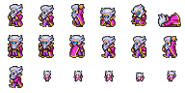 Set of Tellah's sprites.