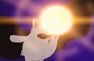 Moogle powers up the Magun.