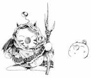 Moogle artwork for Final Fantasy V.