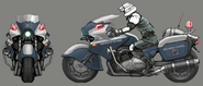Shinra Highway Patrol artwork for FFVII Remake