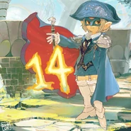 A Lalafell blue mage, by Masayoshi Inoue.