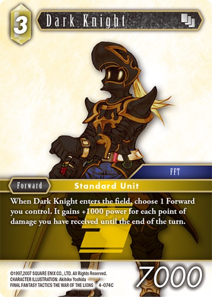 final fantasy tactics dark knight