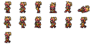 Set of Rikku's Wardrobe Record sprites.