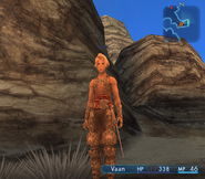 Vaan in HP-Critical in Final Fantasy XII.