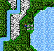 Onrac on the World Map (NES).