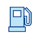 Gas pump icon.